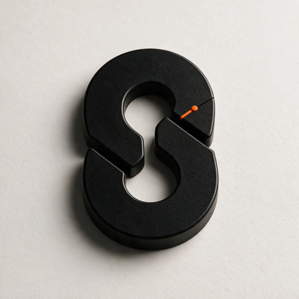 The Sylow AI mark: a split S with an orange marker